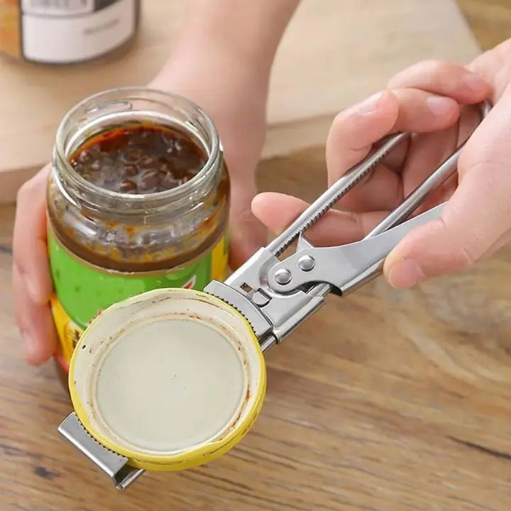 Adjustable Stainless Steel Lid Opener, 20 × 3 cm