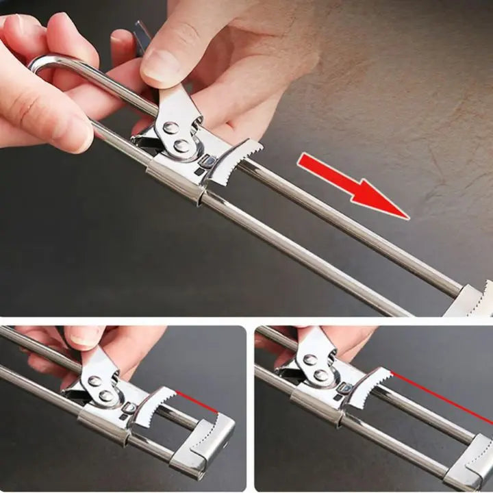 Adjustable Stainless Steel Lid Opener, 20 × 3 cm