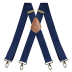 Adjustable X-Design Elastic Suspenders with Four Detachable Clips