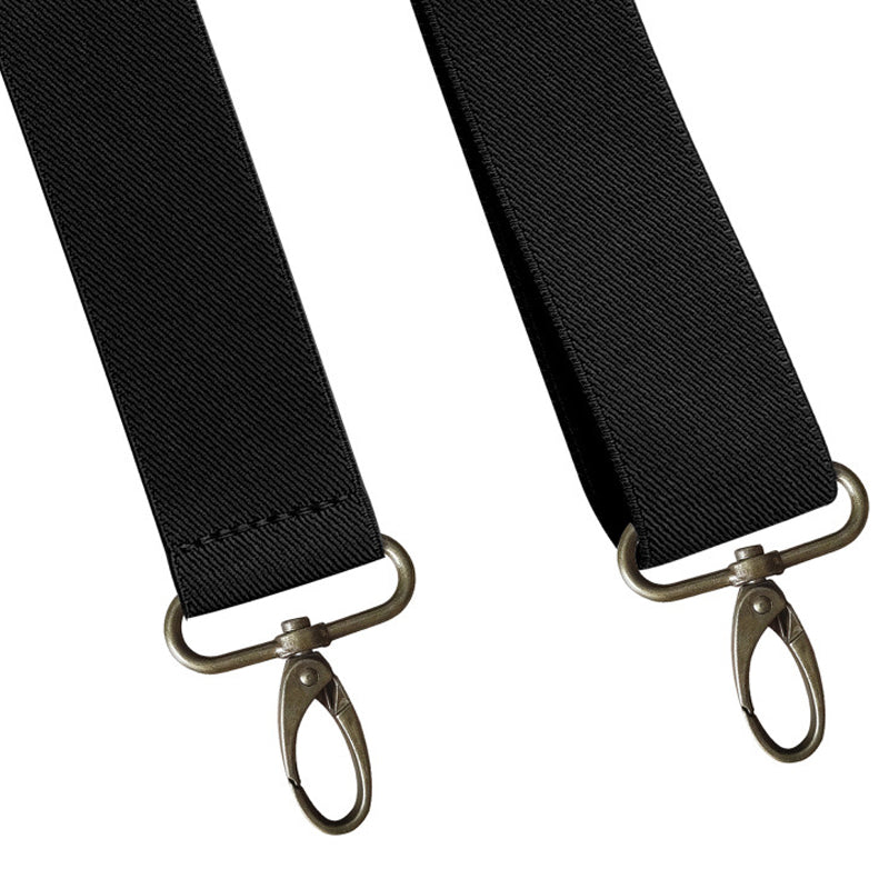 Adjustable X-Design Elastic Suspenders with Four Detachable Clips