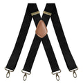 Adjustable X-Design Elastic Suspenders with Four Detachable Clips