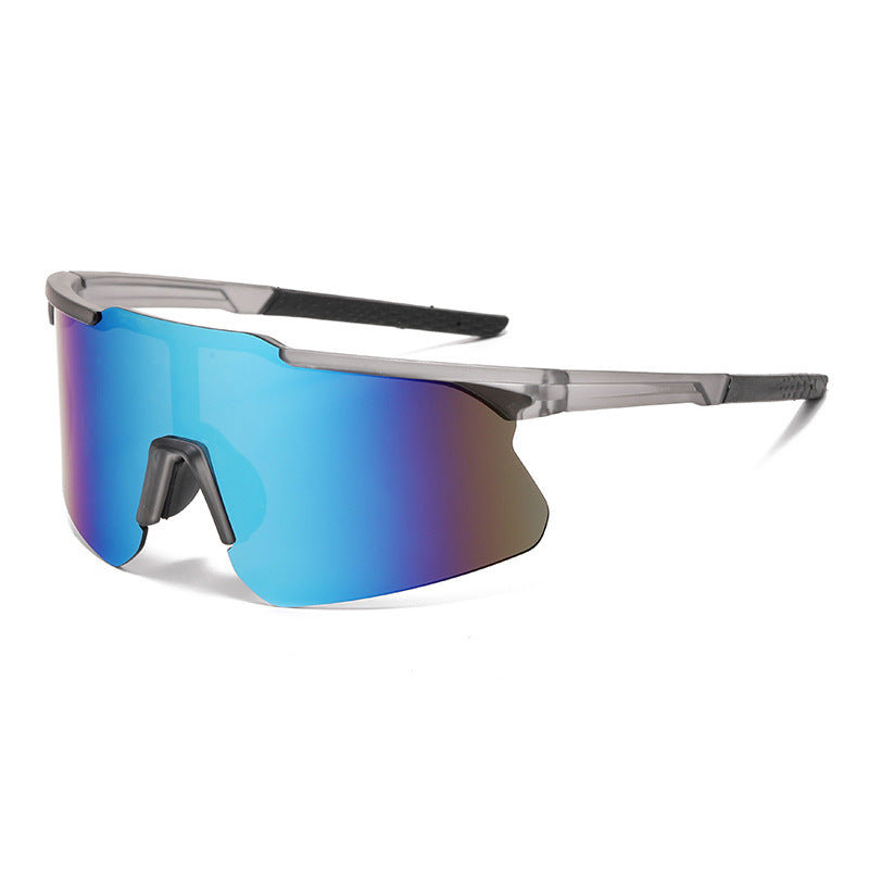 Aerodynamic Sports Sunglasses with Rubberised Nose Pads