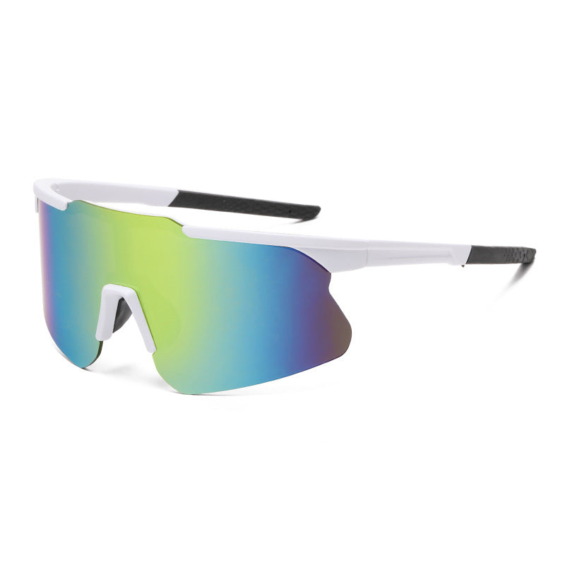 Aerodynamic Sports Sunglasses with Rubberised Nose Pads