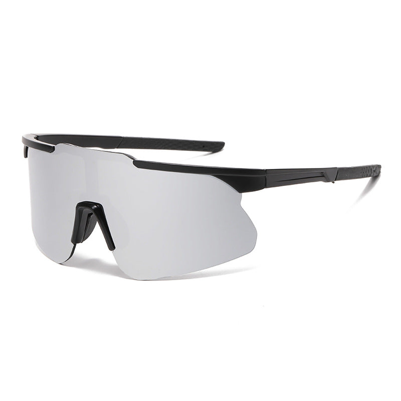 Aerodynamic Sports Sunglasses with Rubberised Nose Pads