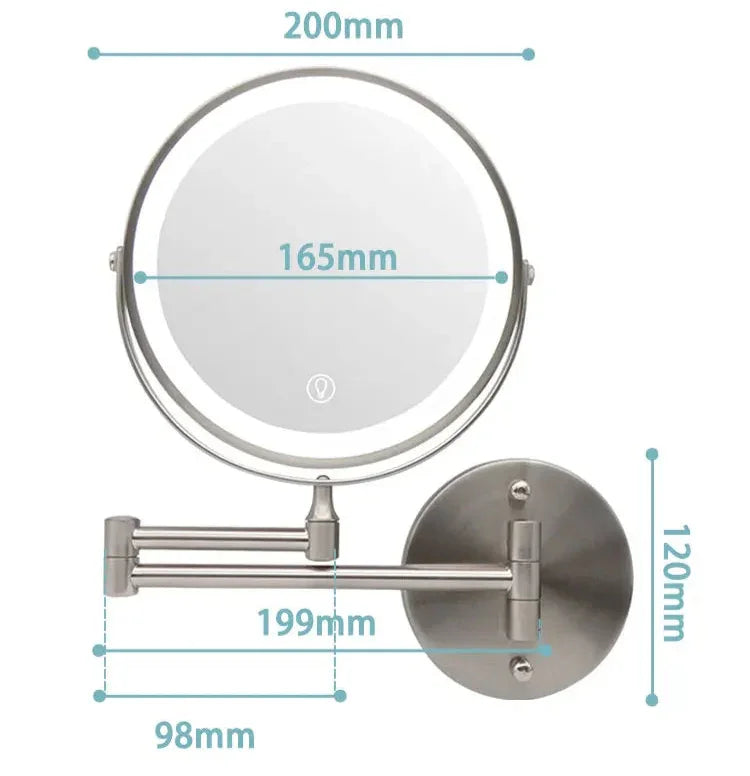 Agne Magnifying LED mirror-Welvere
