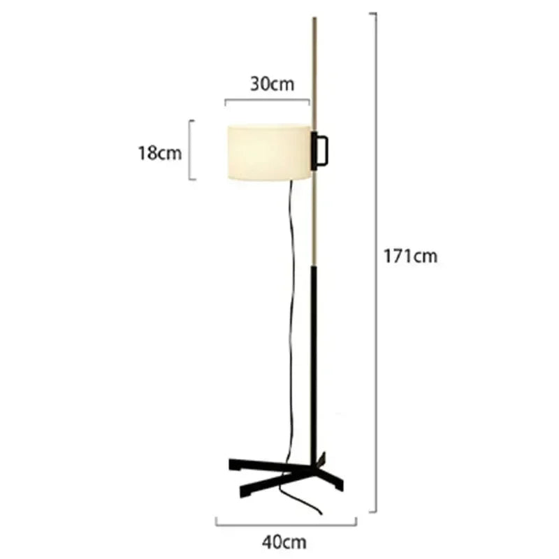 Agnor Black Floor Lamp-Welvere