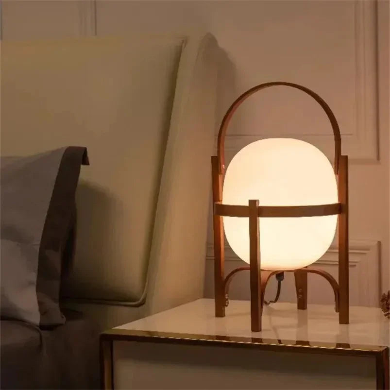 Agnor De Madera Table Lamp-Welvere