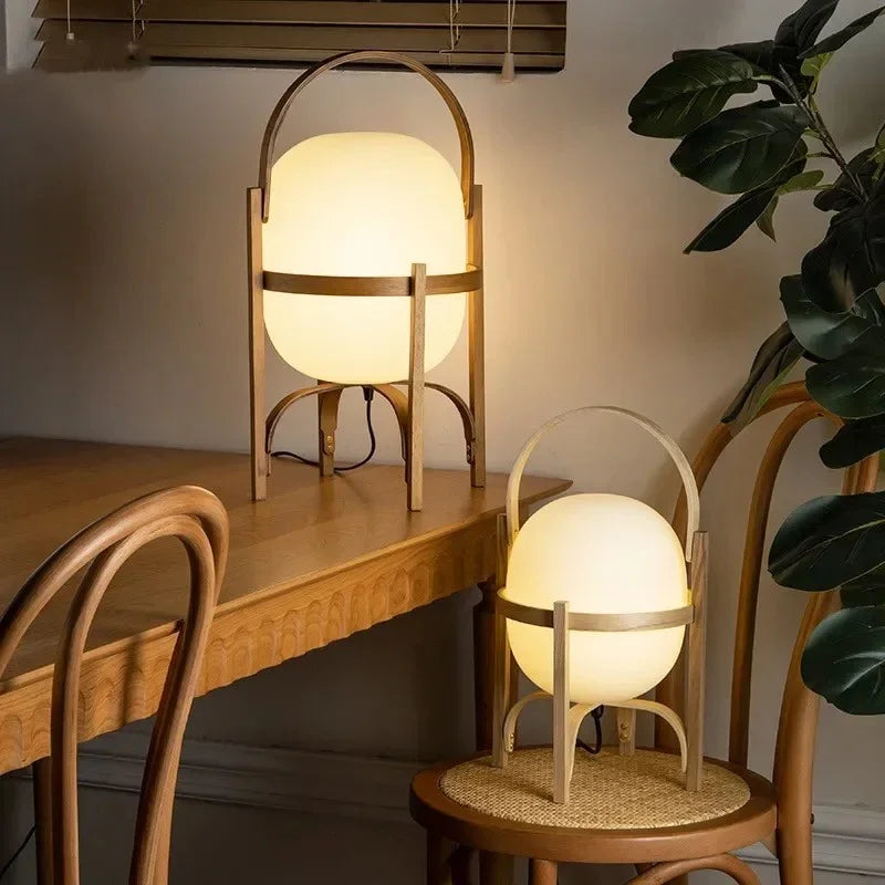 Agnor De Madera Table Lamp-Welvere