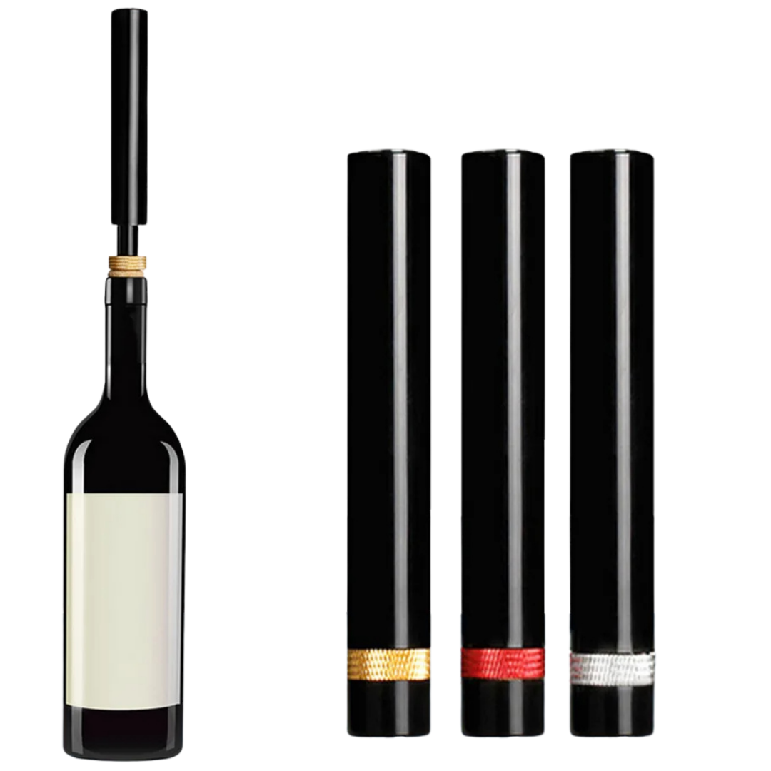 Air Pressure Wine Opener, Stainless Steel, Lightweight and Portable