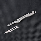 All-Purpose Foldable Sharp Utility Knife, Stainless Steel Blade, 107mm