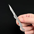 All-Purpose Foldable Sharp Utility Knife, Stainless Steel Blade, 107mm
