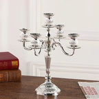 Alloy Candelabra with Adjustable Arms, 3 or 5 Arms