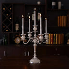 Alloy Candelabra with Adjustable Arms, 3 or 5 Arms