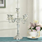 Alloy Candelabra with Adjustable Arms, 3 or 5 Arms