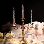 Alloy Candelabra with Adjustable Arms, 3 or 5 Arms