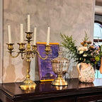 Alloy Candelabra with Adjustable Arms, 3 or 5 Arms