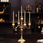 Alloy Candelabra with Adjustable Arms, 3 or 5 Arms