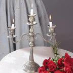 Alloy Candelabra with Adjustable Arms, 3 or 5 Arms