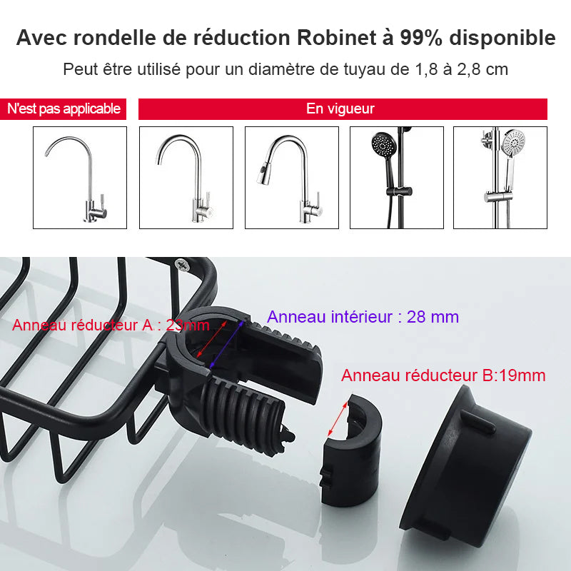 Aluminium Shower Soap, Shampoo and Storage Holder
