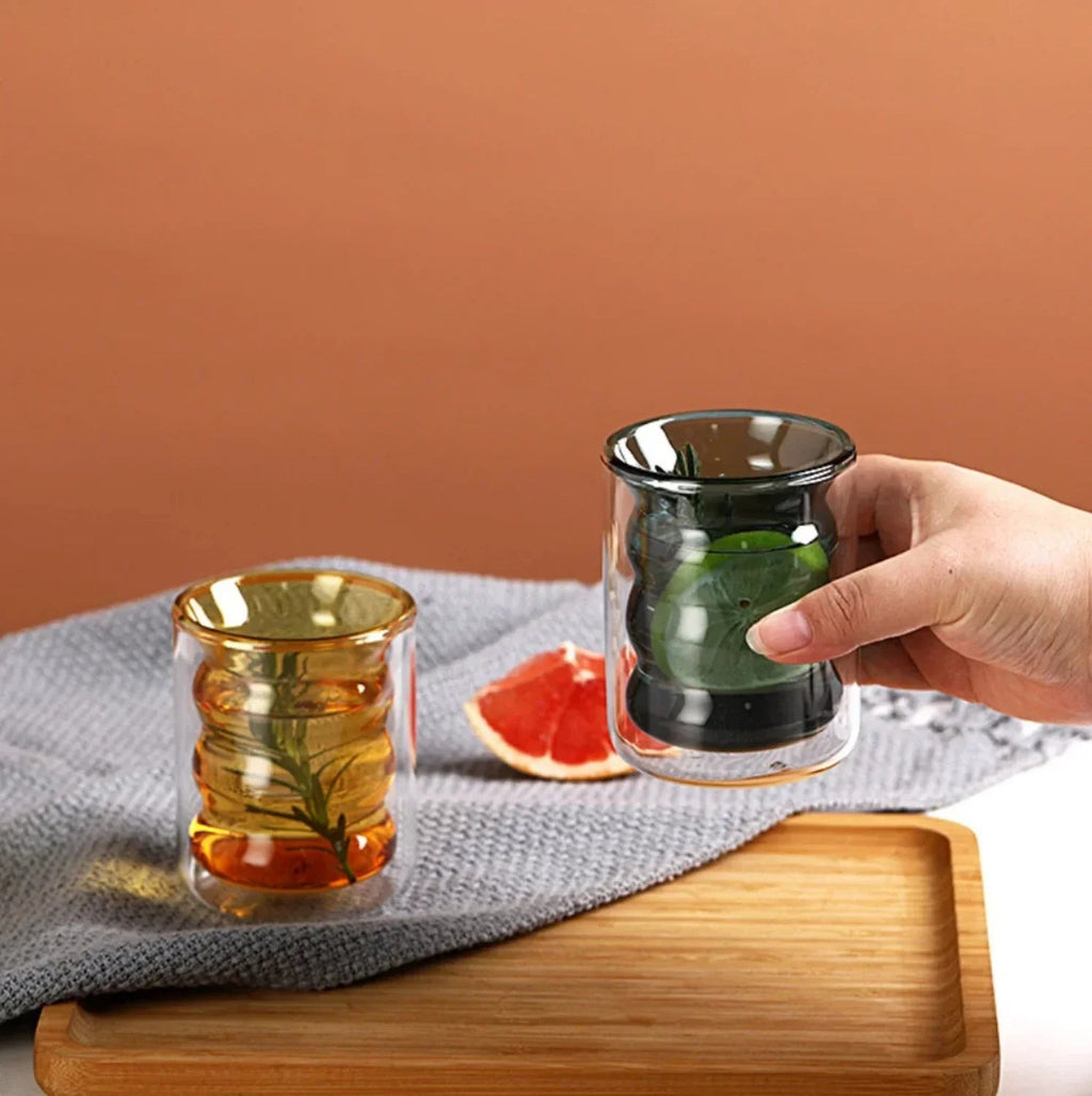 Ameo Double Glass Cup-Welvere