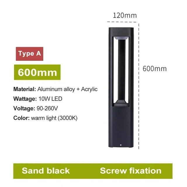 Amina LED Bollard Light-Welvere