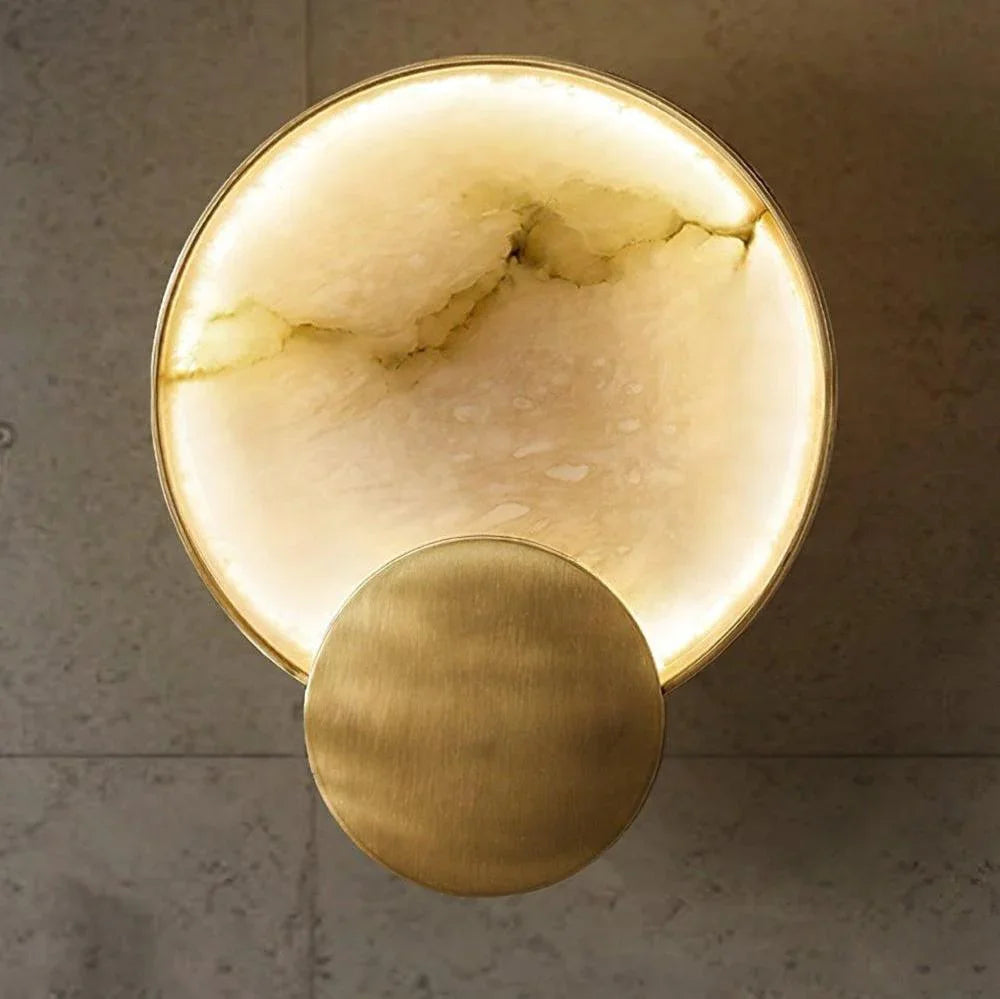 Amisse Alabaster Livine Lamp-Welvere