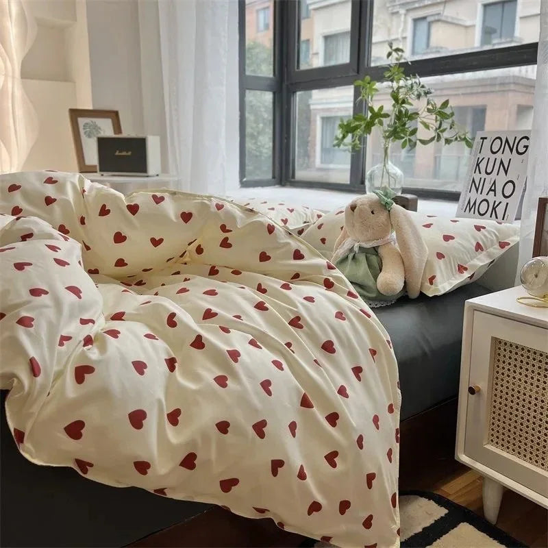 Amo Heart Bedding Set-Welvere