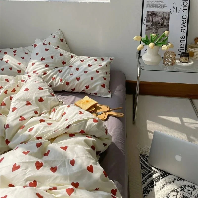 Amo Heart Bedding Set-Welvere