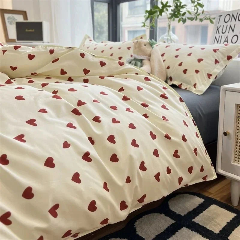 Amo Heart Bedding Set-Welvere