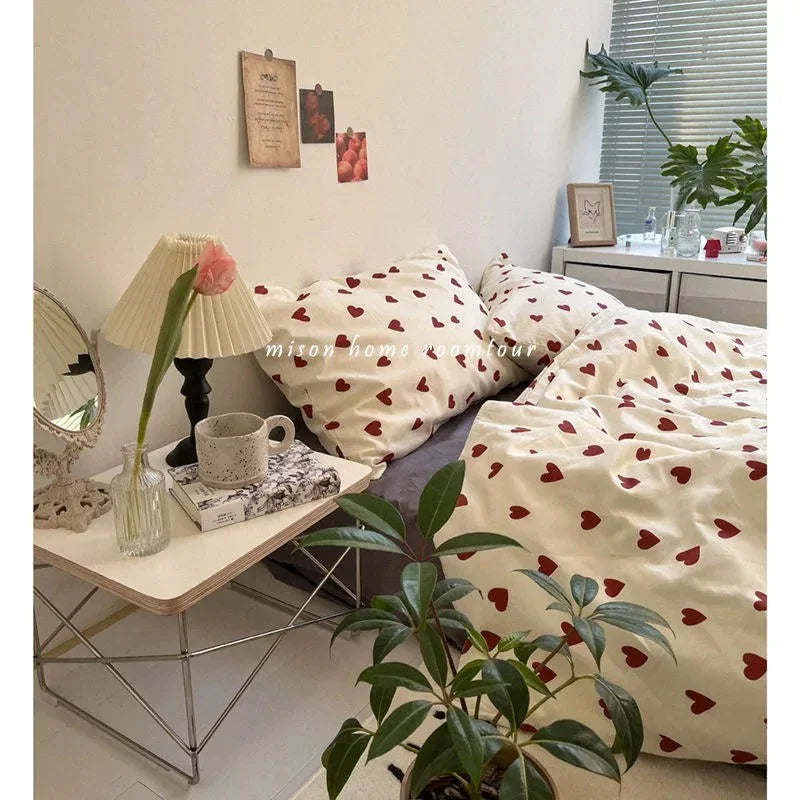 Amo Heart Bedding Set-Welvere