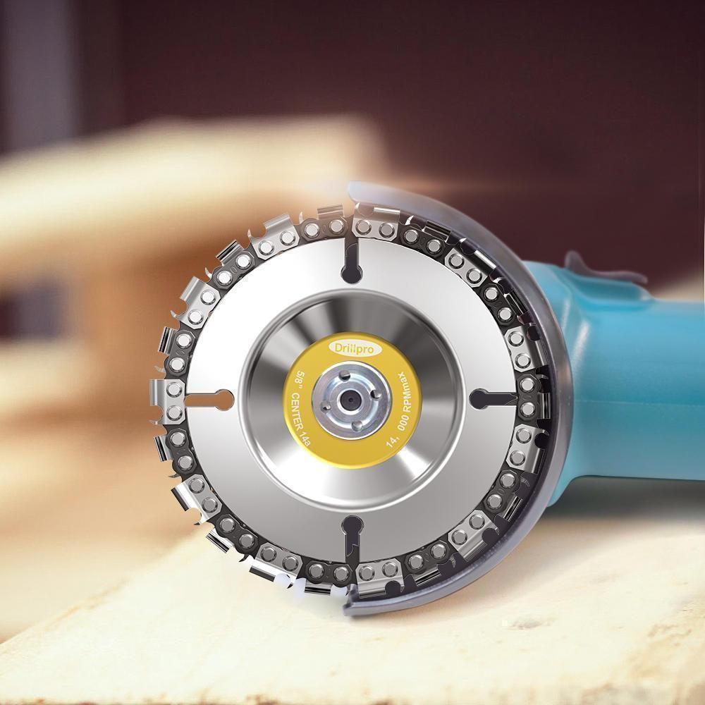 Angle Grinder Chain Disc for Wood Carving, 4 or 5 inches
