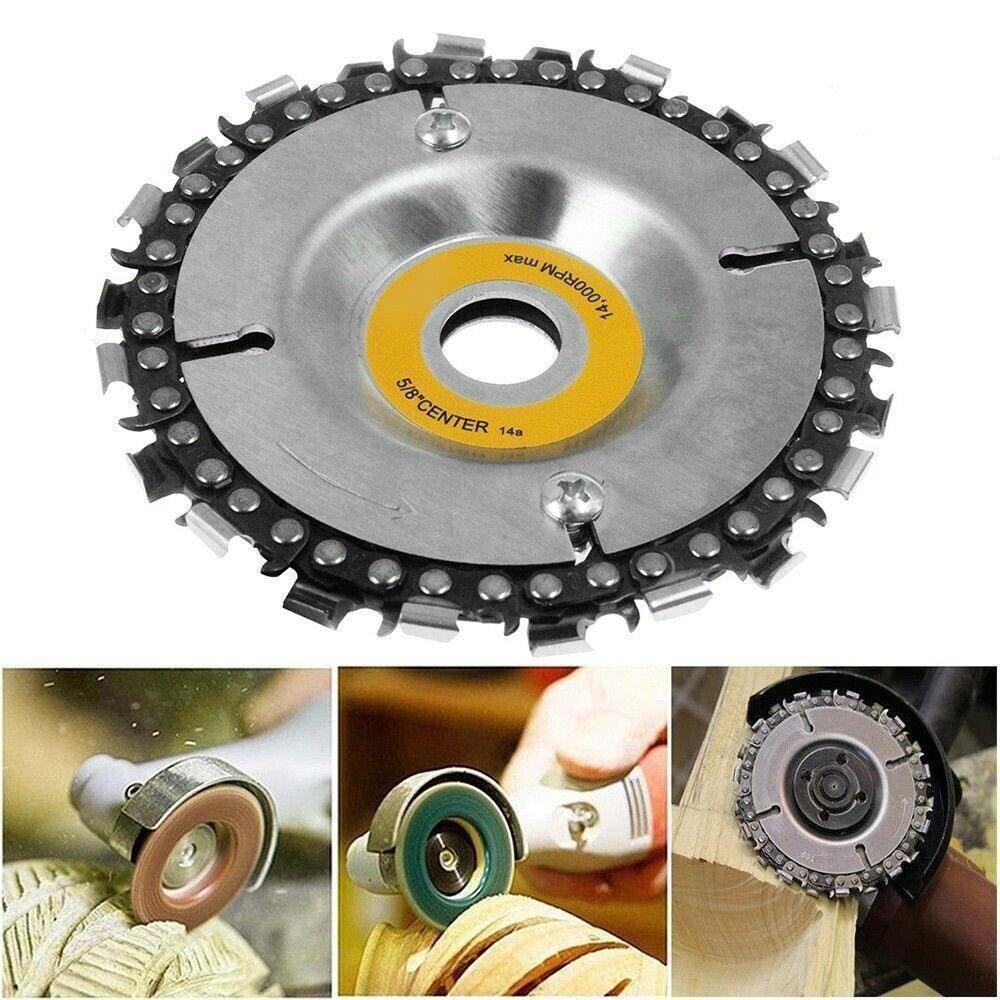 Angle Grinder Chain Disc for Wood Carving, 4 or 5 inches