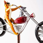 Animal Bicycle Wind Spinner in Recycled Metal