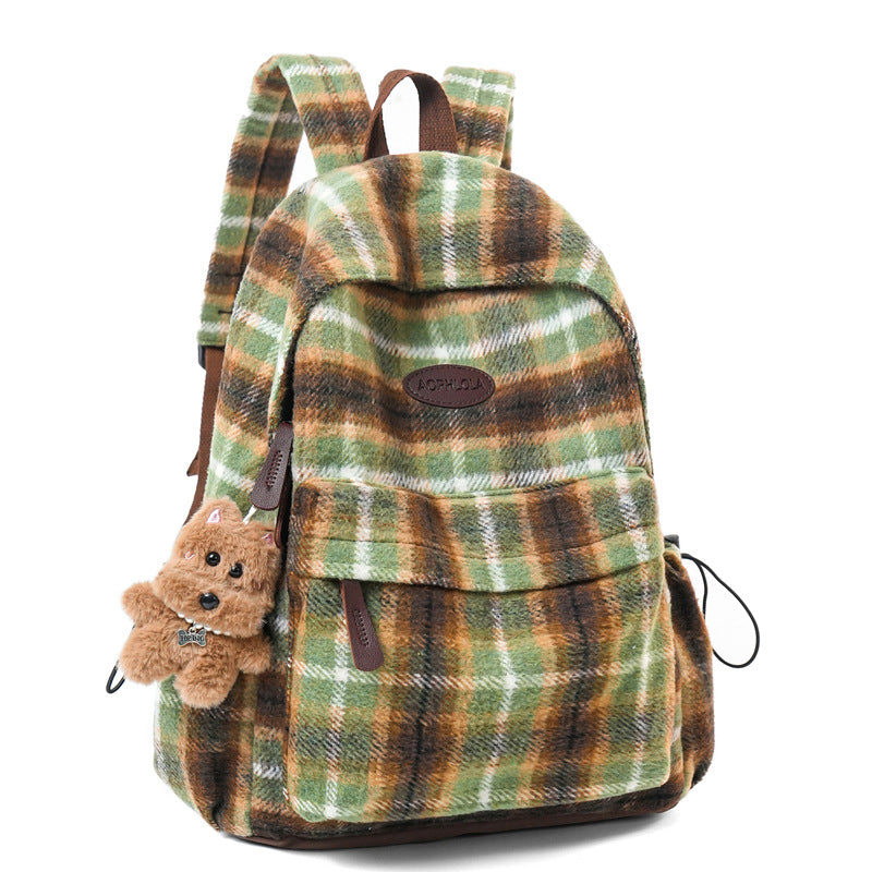 Animal-Print School Backpack with Padded Adjustable Straps