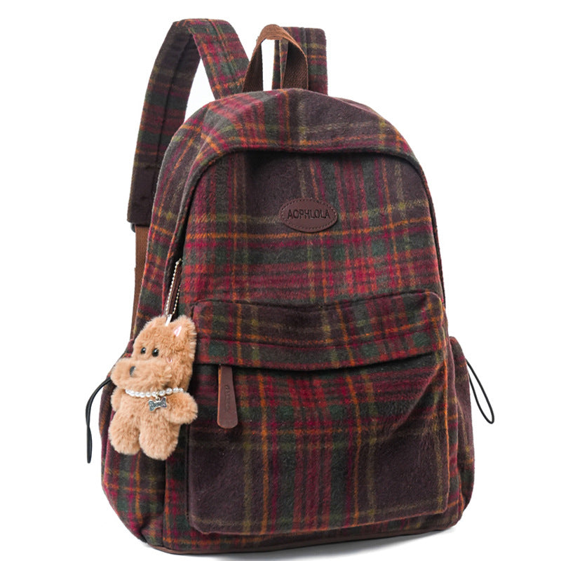 Animal-Print School Backpack with Padded Adjustable Straps