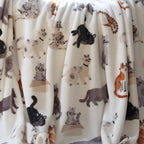 Animal-Themed Plush Throw Blanket