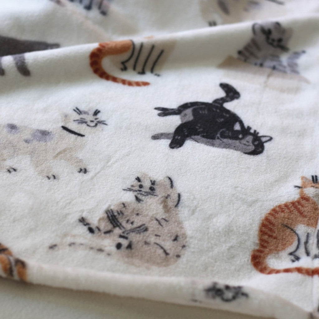 Animal-Themed Plush Throw Blanket