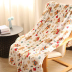 Animal-Themed Plush Throw Blanket