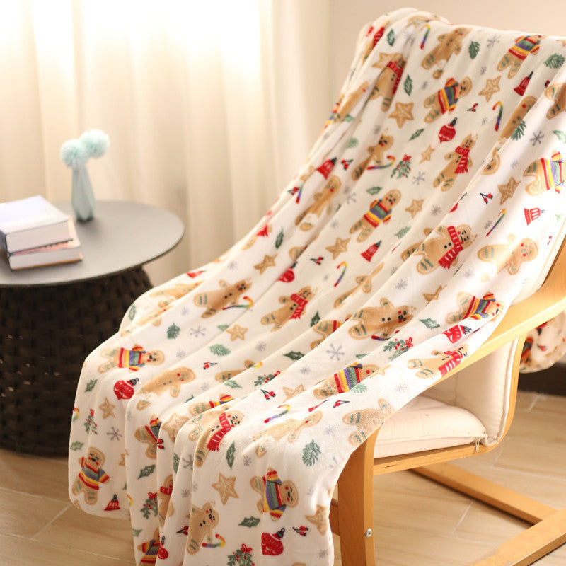 Animal-Themed Plush Throw Blanket