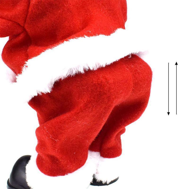 Animated Santa Claus Christmas Doll with Music, ABS and Cloth, 20–30cm