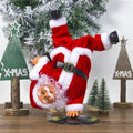 Animated Santa Claus Christmas Doll with Music, ABS and Cloth, 20–30cm