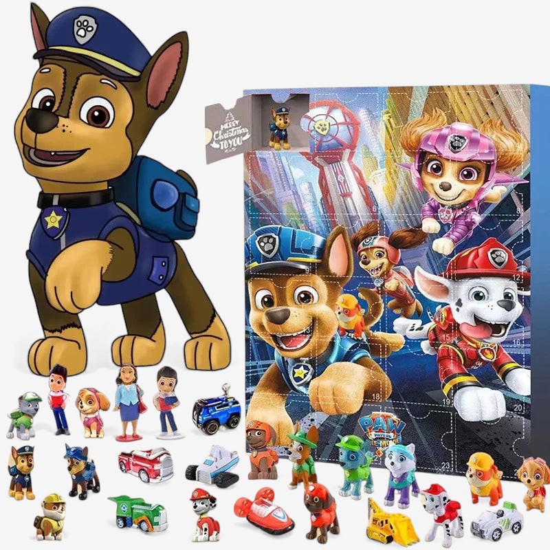 Anime Figure Advent Calendar Christmas Gift Set with Compartments