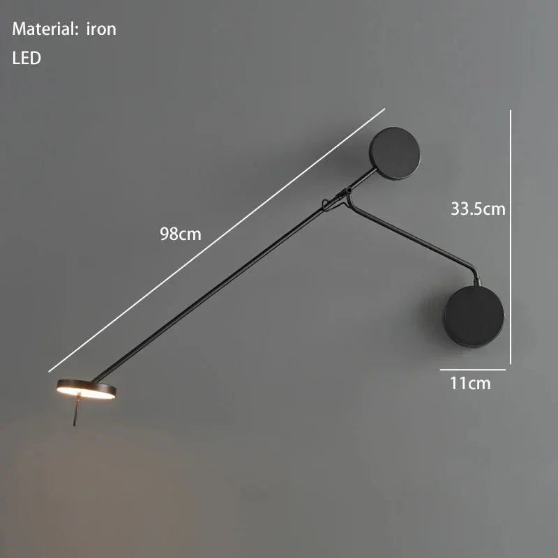 Anouk Long Arm Livine Lamp-Welvere