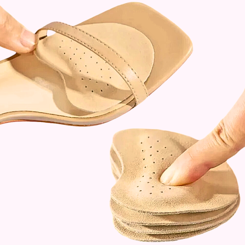 Anti-Slip Forefoot Cushions for Sandals, Leather and Foam, 3 mm or 6 mm