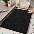 Anti-Slip Pebble-Texture Bath Mat, 15.75 x 23.62 Inch