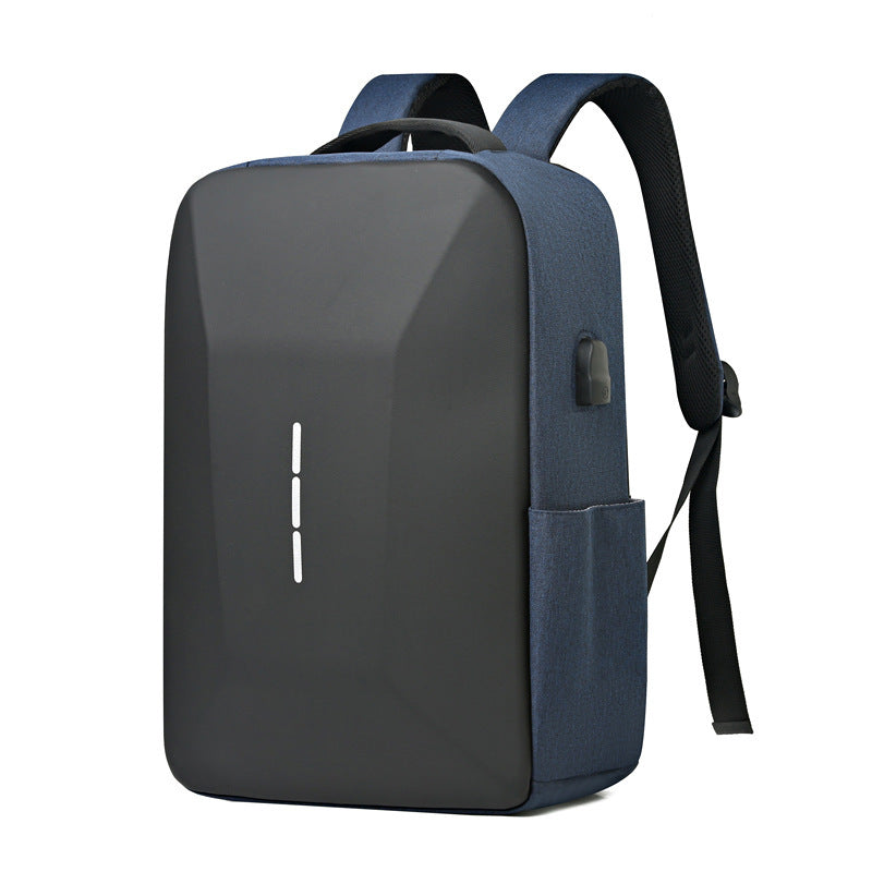 Anti-Theft Backpack with Weather-Resistant Fabric and 15.6-Inch Laptop Sleeve