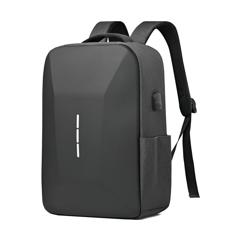 Anti-Theft Backpack with Weather-Resistant Fabric and 15.6-Inch Laptop Sleeve