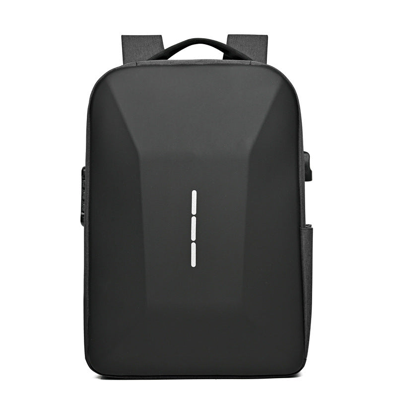 Anti-Theft Backpack with Weather-Resistant Fabric and 15.6-Inch Laptop Sleeve