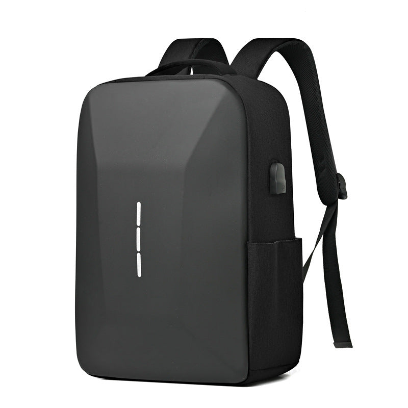 Anti-Theft Backpack with Weather-Resistant Fabric and 15.6-Inch Laptop Sleeve