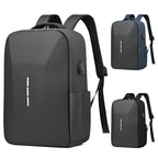 Anti-Theft Backpack with Weather-Resistant Fabric and 15.6-Inch Laptop Sleeve